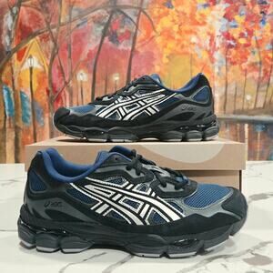 Asics Gel NYC Independence Blue Silver Men's Size 10 Running 1203A383-404